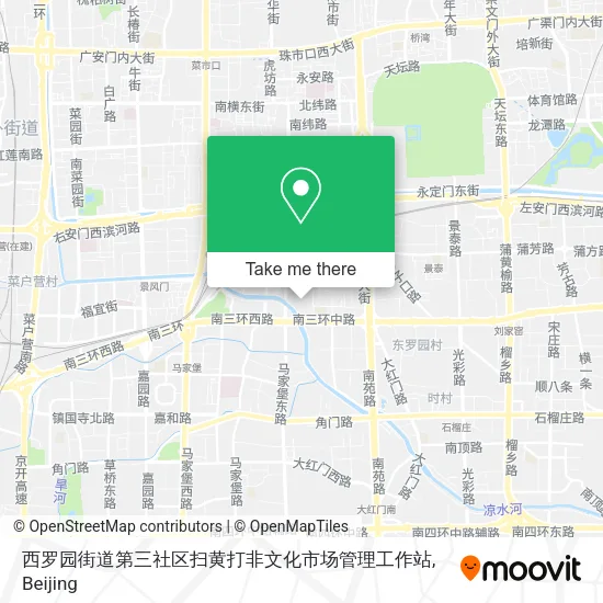 西罗园街道第三社区扫黄打非文化市场管理工作站 map
