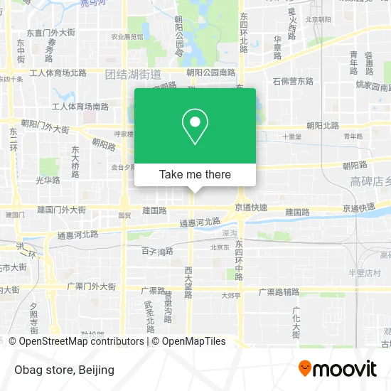 Obag store map