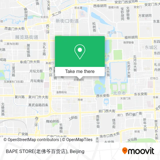 BAPE STORE(老佛爷百货店) map