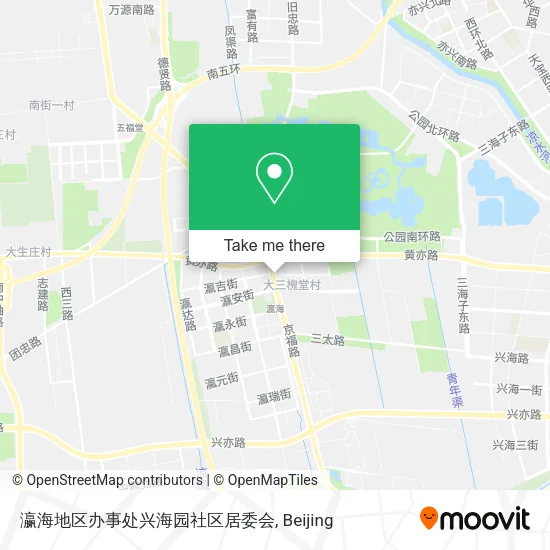 瀛海地区办事处兴海园社区居委会 map