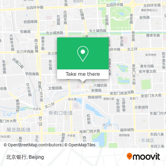 北京银行 map