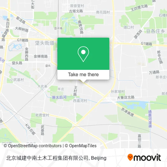 北京城建中南土木工程集团有限公司 map