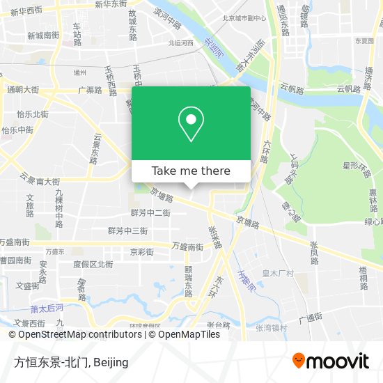 方恒东景-北门 map