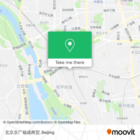 北京京广福成商贸 map