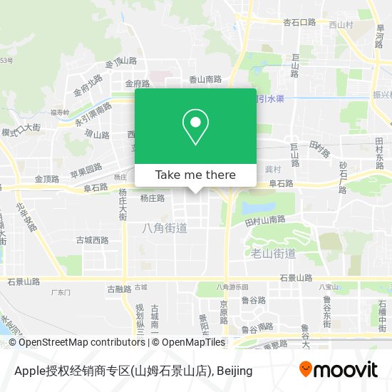 Apple授权经销商专区(山姆石景山店) map