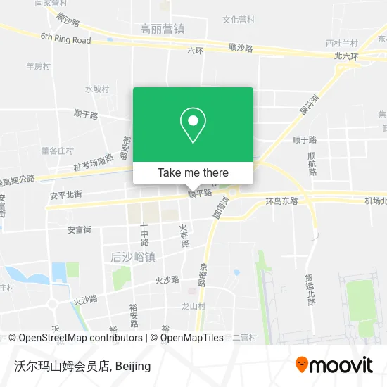 沃尔玛山姆会员店 map