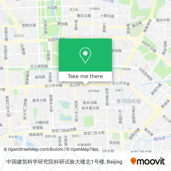 中国建筑科学研究院科研试验大楼北1号楼 map