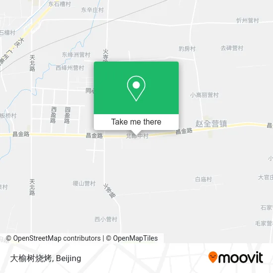 大榆树烧烤 map