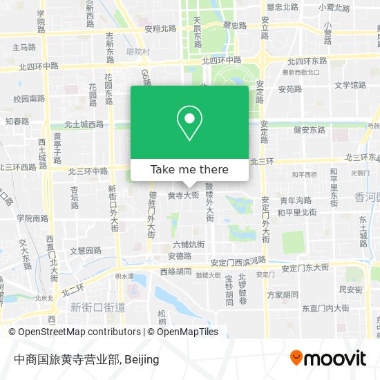 中商国旅黄寺营业部 map