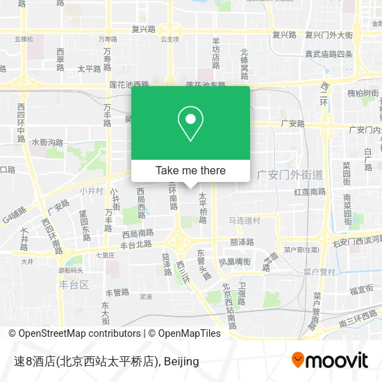 速8酒店(北京西站太平桥店) map