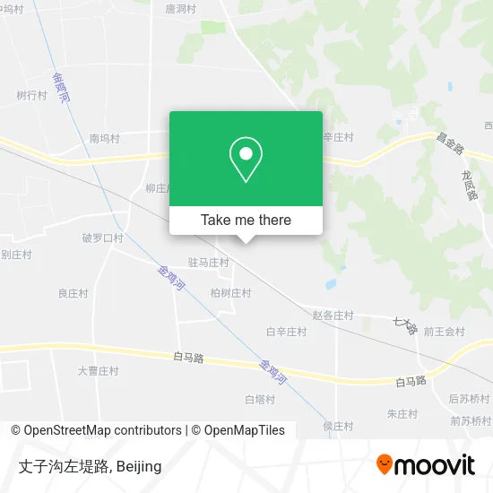 丈子沟左堤路 map
