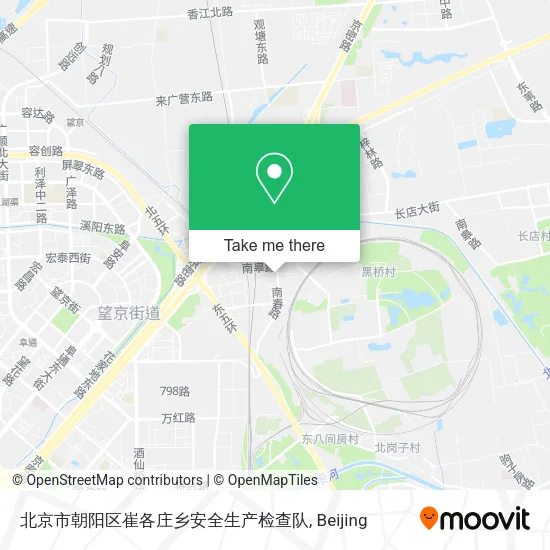 北京市朝阳区崔各庄乡安全生产检查队 map
