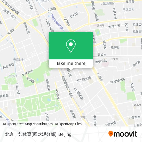 北京一如体育(回龙观分部) map