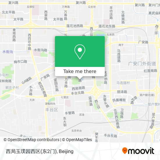 西局玉璞园西区(东2门) map