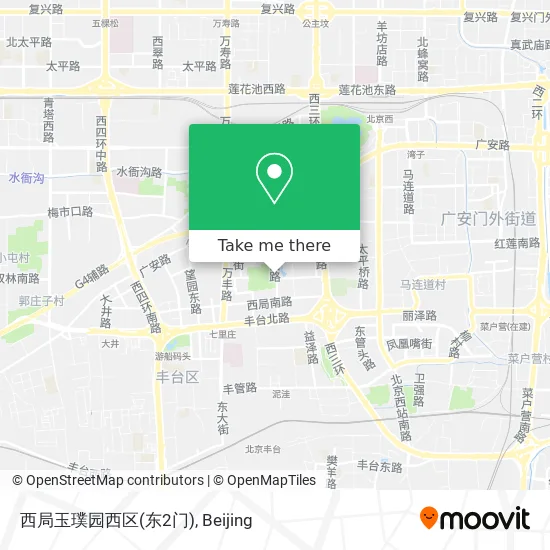 西局玉璞园西区(东2门) map