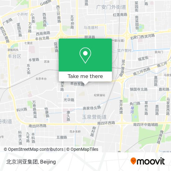 北京润亚集团 map