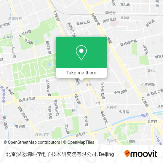北京深迈瑞医疗电子技术研究院有限公司 map