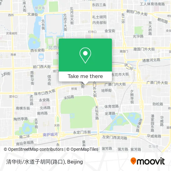 清华街/水道子胡同(路口) map