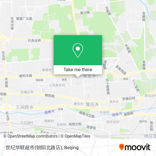 世纪华联超市(朝阳北路店) map