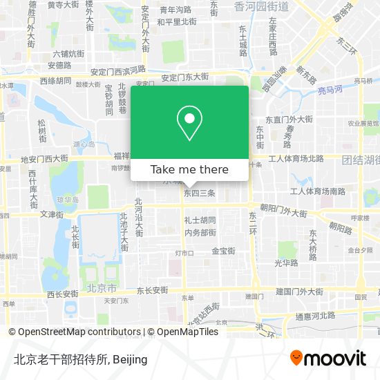 北京老干部招待所 map