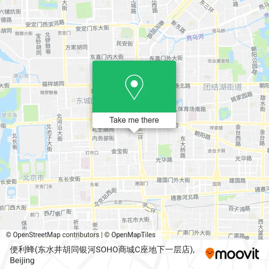便利蜂(东水井胡同银河SOHO商城C座地下一层店) map