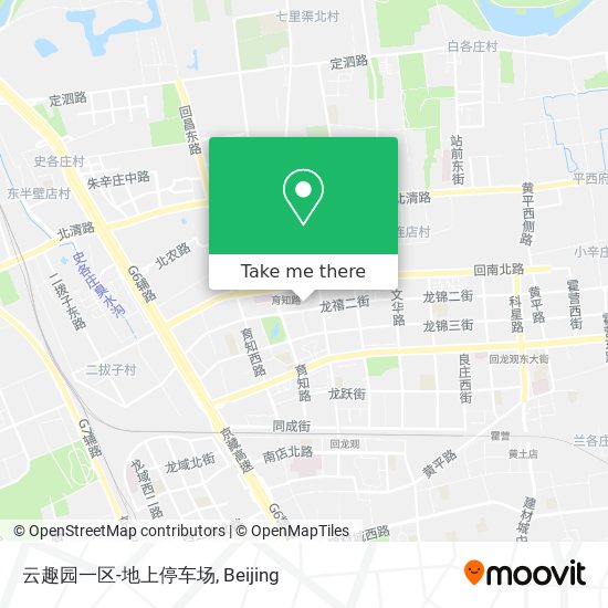 云趣园一区-地上停车场 map