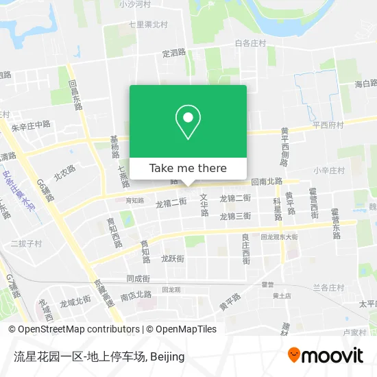 流星花园一区-地上停车场 map