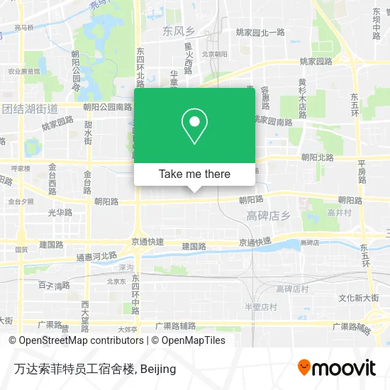 万达索菲特员工宿舍楼 map