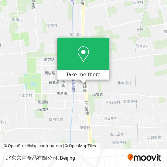 北京京南食品有限公司 map