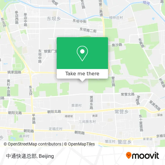 中通快递总部 map