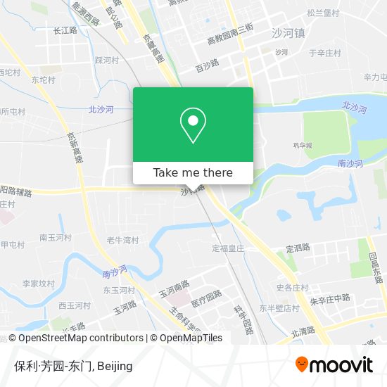 保利·芳园-东门 map