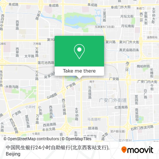 中国民生银行24小时自助银行(北京西客站支行) map