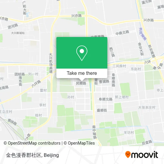 金色漫香郡社区 map