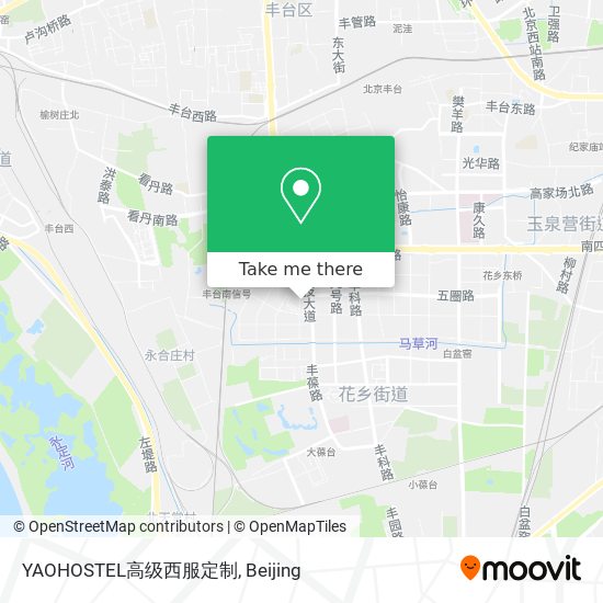 YAOHOSTEL高级西服定制 map