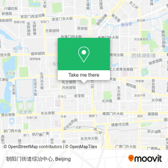 朝阳门街道综治中心 map
