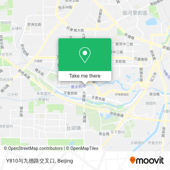 Y810与九德路交叉口 map