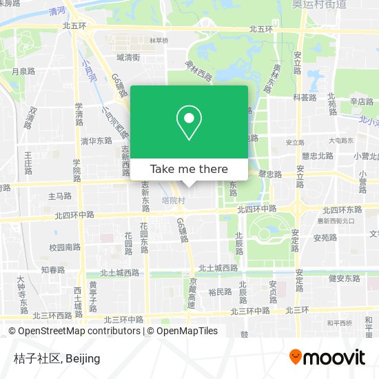 桔子社区 map