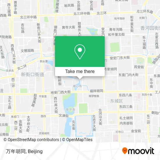 万年胡同 map