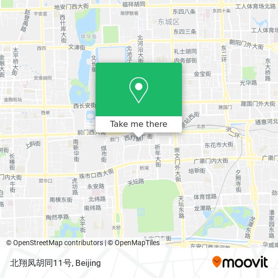 北翔凤胡同11号 map