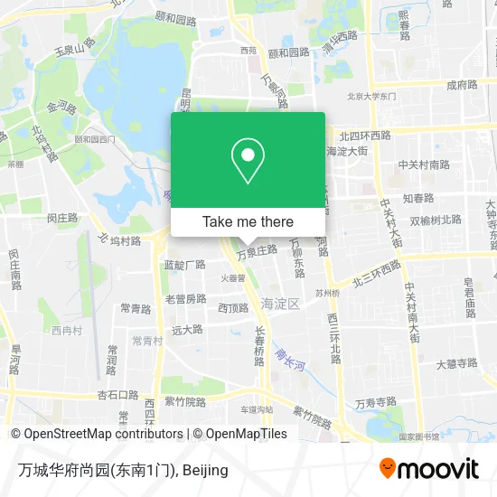 万城华府尚园(东南1门) map