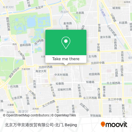 北京万华京港技贸有限公司-北门 map