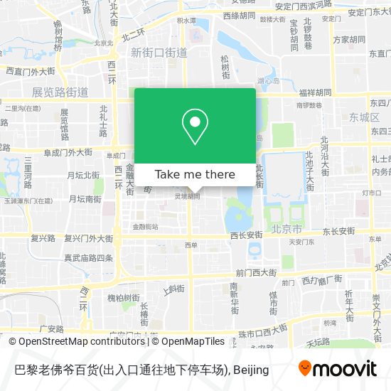 巴黎老佛爷百货(出入口通往地下停车场) map