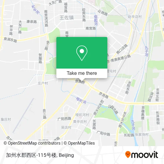 加州水郡西区-115号楼 map