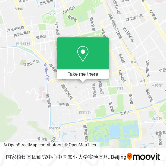 国家植物基因研究中心中国农业大学实验基地 map