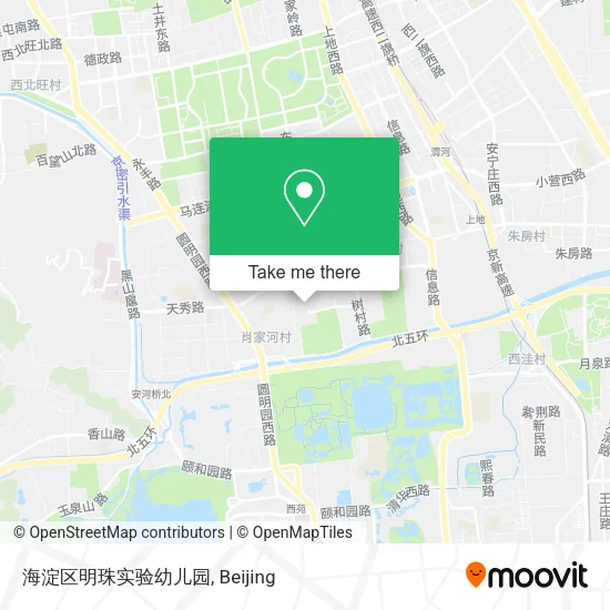 海淀区明珠实验幼儿园 map