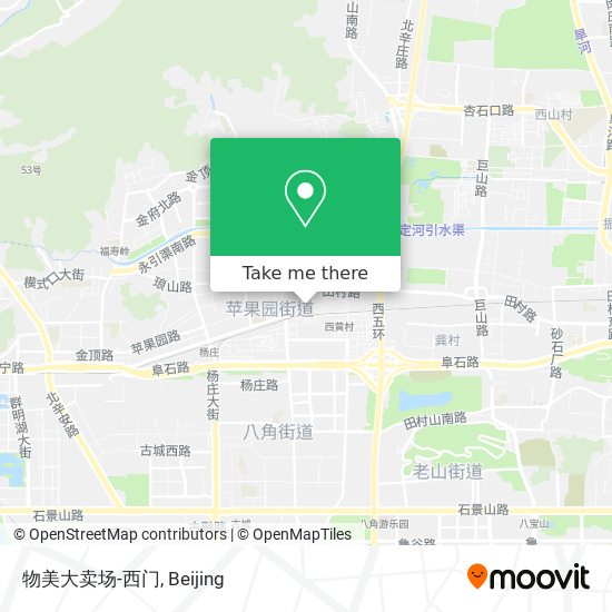 物美大卖场-西门 map