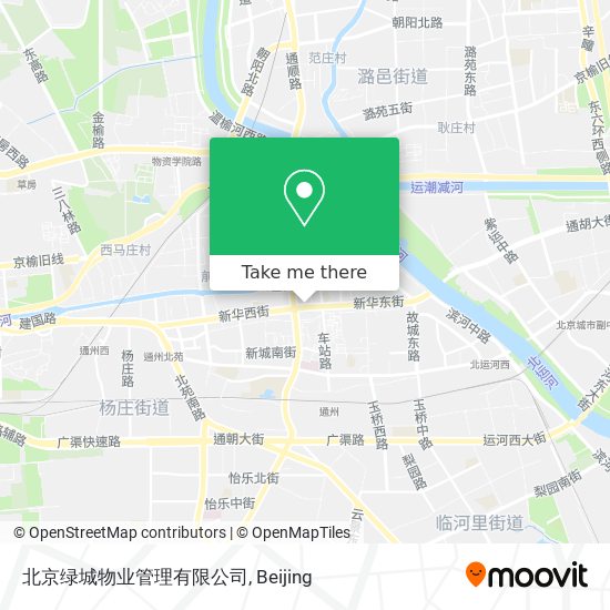 北京绿城物业管理有限公司 map