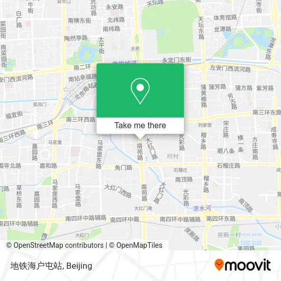 地铁海户屯站 map