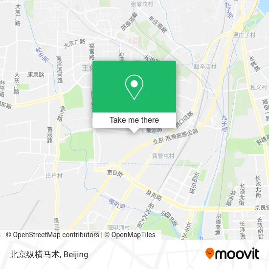 北京纵横马术 map