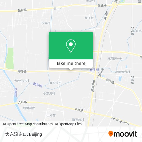 大东流东口 map